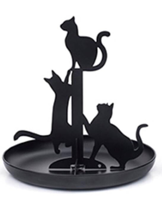 Schmuckständer Katze schwarz