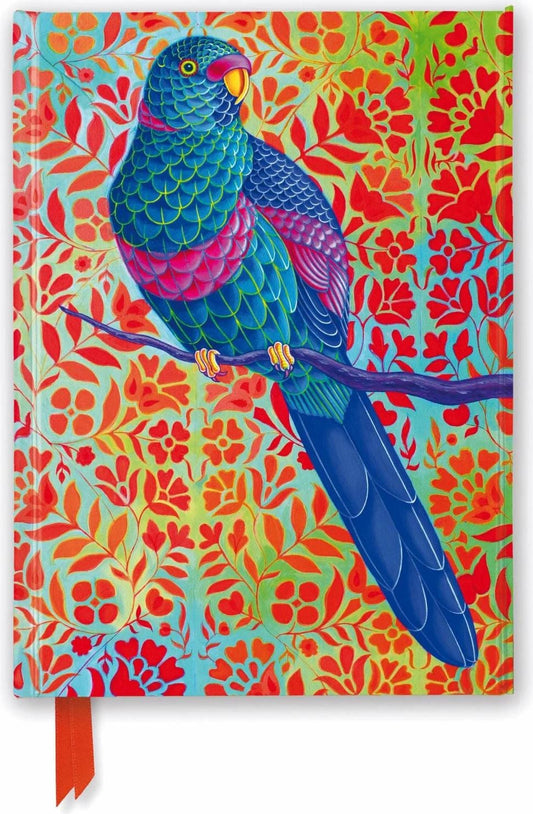 Browntrout Verlag Jane Tattersfield: Blue Parrot (Foiled Journal) (A5, Liniert, Harter Einband)