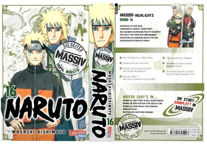 Carlsen NARUTO Massiv 16 (Deutsch, 2018, Masashi Kishimoto)