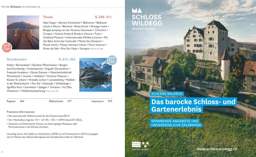 Polyglott Wo die Schweiz am schönsten ist (Deutsch, 2022)