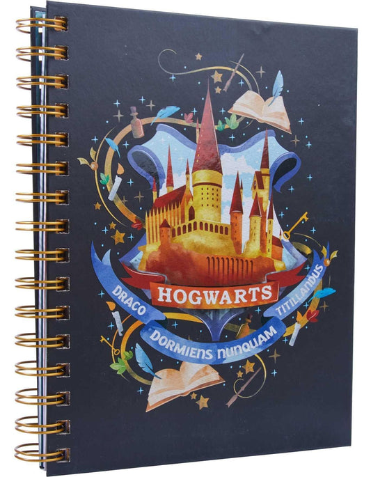 Simon & Schuster Harry Potter Spiral Notebook (Speziallineatur, Harter Einband)
