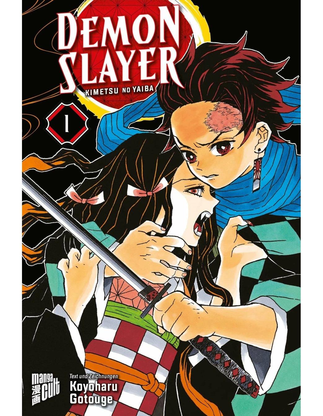 Manga Cult Demon Slayer 1 (Deutsch, 2020, Koyoharu Gotouge, Burkhard Höfler)