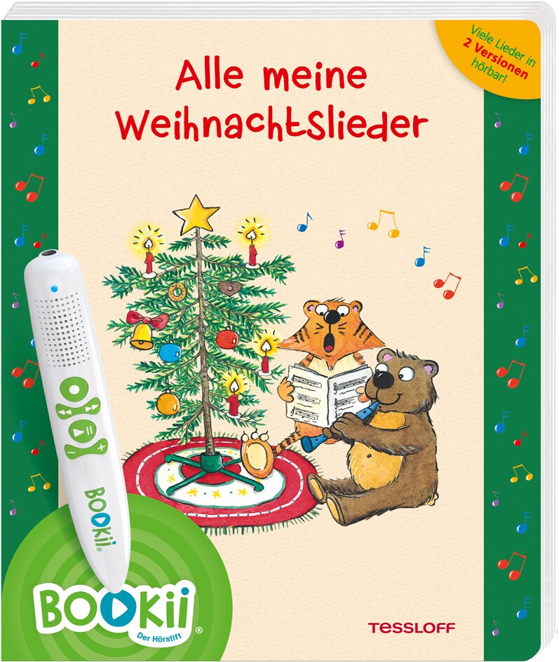 Tessloff BOOKii® Alle meine Weihnachtslieder (Deutsch, 2019, Tessloff Verlag Ragnar Tessloff GmbH & Co.KG, Erich Kowalew, Sonia Dilg, Sebastian Hassler, Ragnar Tessloff GmbH & Co.KG)