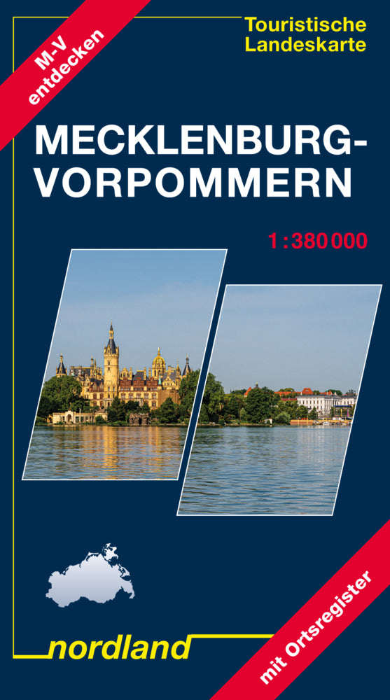 Mecklenburg-Vorpommern, Touristische Landeskarte (Peter Kast)