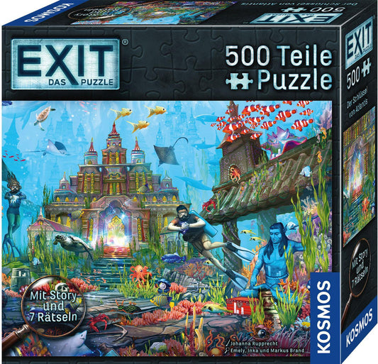 Kosmos EXIT® - Das Puzzle Der Schlüssel zu Atlantis (500 Teile)