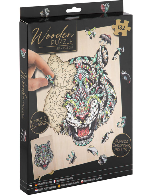 Holzpuzzle Tiger 135tlg
