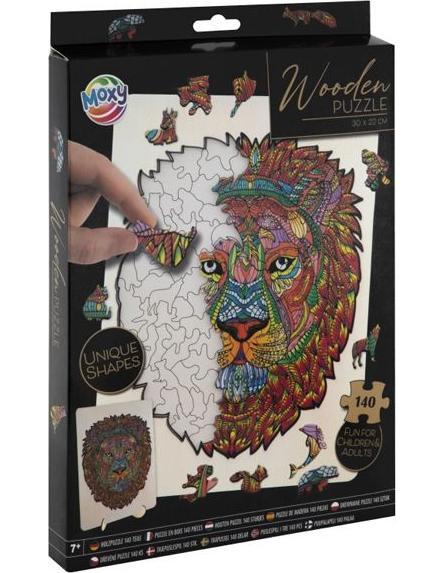 Grafix Holzpuzzle Löwe 140 Teile FSC (140 Teile)