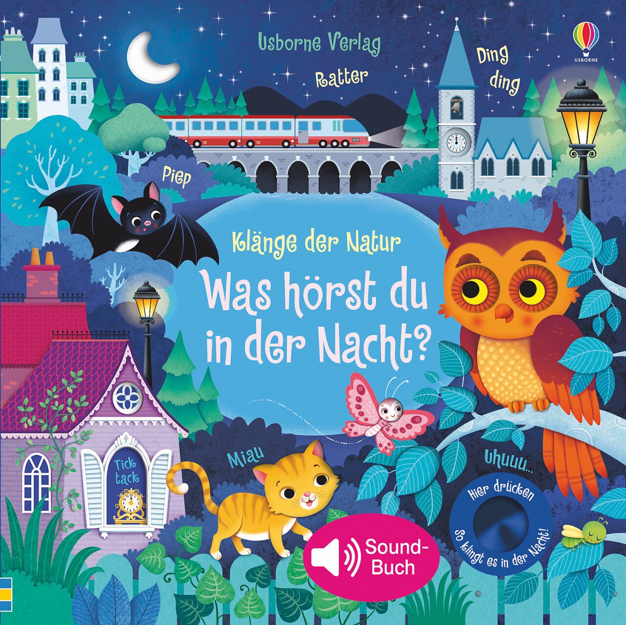 Usborne Publishing Klänge der Natur: Was hörst du in der Nacht? (Deutsch, 2018, Sam Taplin)