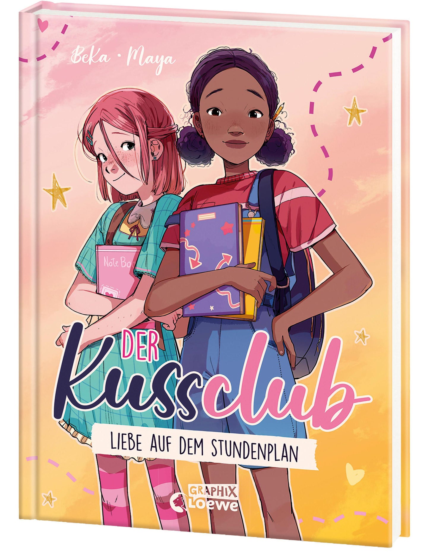 Loewe Der Kussclub (Band 1) - Liebe auf dem Stundenplan (Deutsch, 2024, Loewe Graphix, Maya, BeKa, Annette von der Weppen)