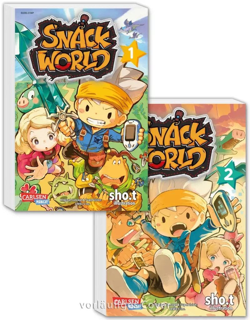 Carlsen Snack World Komplettpack 1-2 (Deutsch, 2023, sho.t, Level-5, Lasse Christian Christiansen)