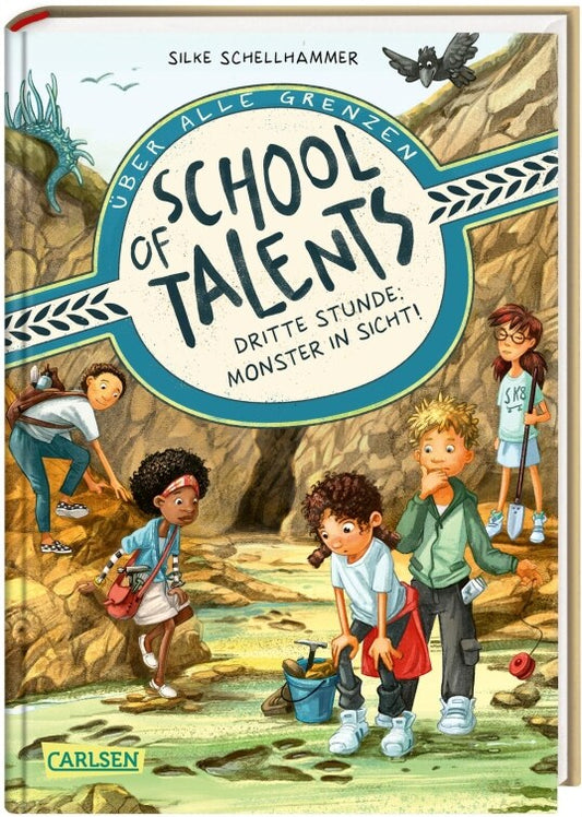 Carlsen School of Talents 3: Dritte Stunde: Monster in Sicht! (Deutsch, 2022, Silke Schellhammer, Simona M. Ceccarelli)