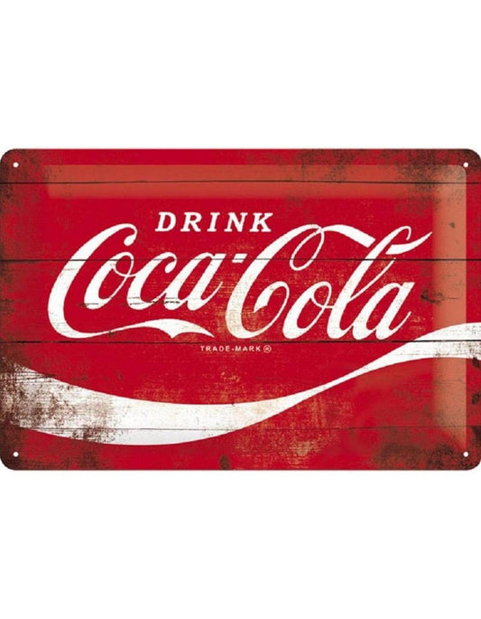 Nostalgic-Art Merchandising Schild Coca-Cola 20 x 30 cm, Metall (1 x 20 x 30 cm)