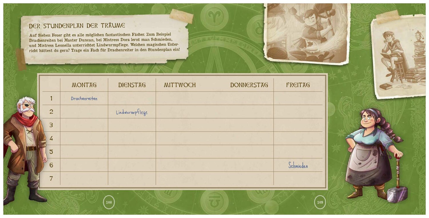 Baumhaus Die geheime Drachenschule - Mein Freundebuch (Deutsch, 2023, Emily Skye, Pascal Nöldner)