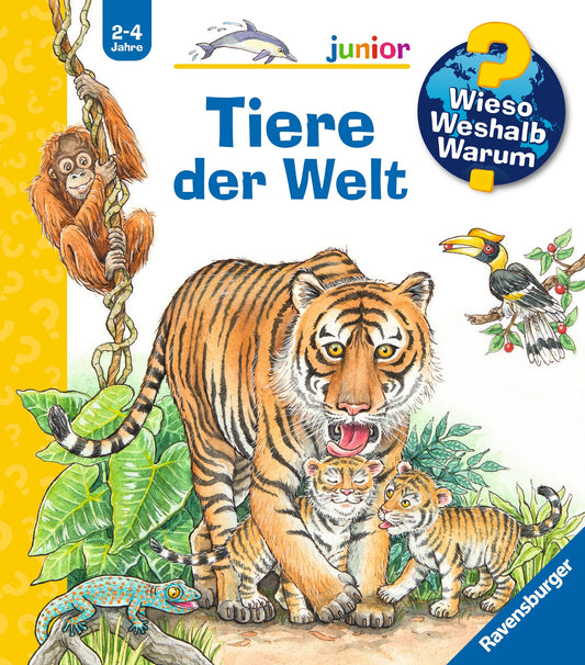 Ravensburger Wieso? Weshalb? Warum? junior, Band 73: Tiere der Welt (Deutsch, 2023, Susanne Gernhäuser, Marion Kreimeyer-Visse)