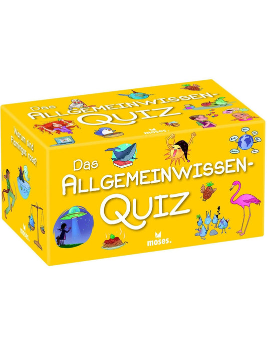 Moses MOS90347 - Das Allgemeinwissen-Quiz, 2-5 Spieler, ab 8 Jahren (DE-Ausgabe)