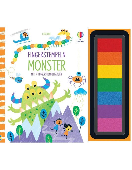 Usborne Publishing Fingerstempeln: Monster