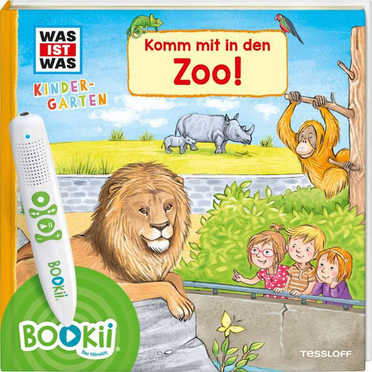 Tessloff BOOKii® WAS IST WAS Kindergarten Komm mit in den Zoo (Deutsch, 2019, Andrea Weller-Essers, Benjamin Schreuder)