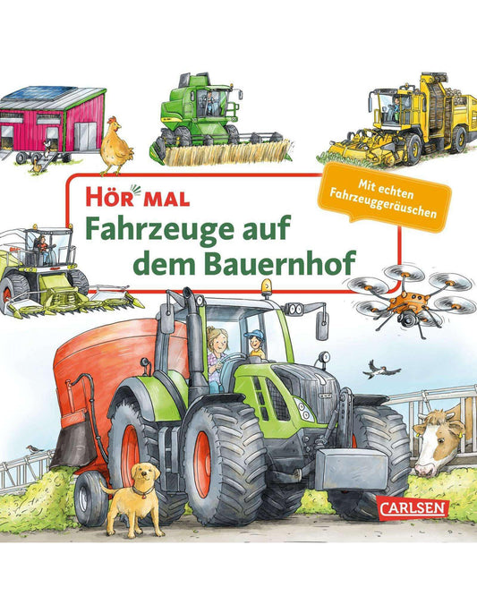 Carlsen Hör mal (Soundbuch): Fahrzeuge auf dem Bauernhof (Deutsch, 2024, Christian Zimmer)