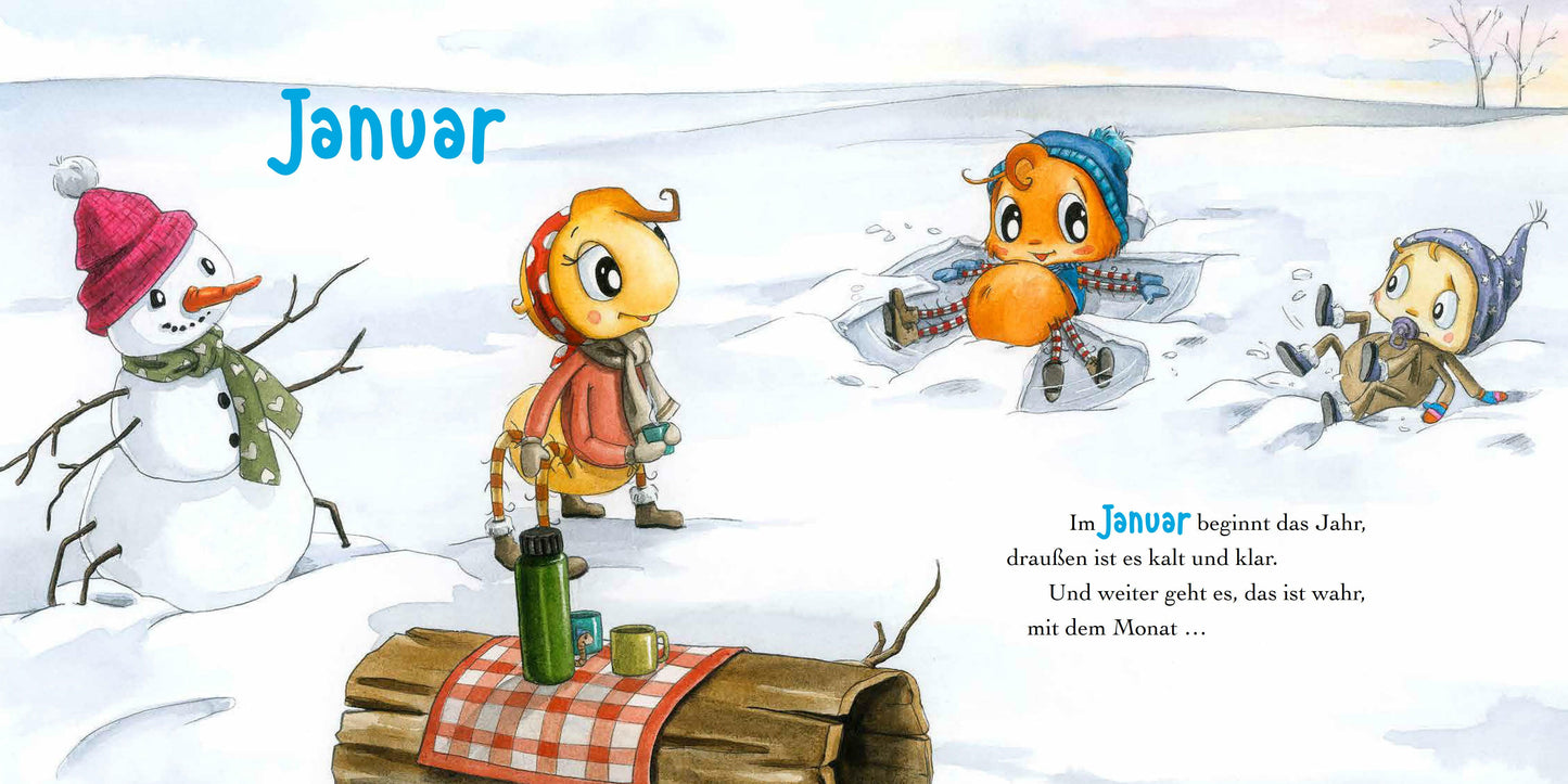 Baumhaus Die kleine Spinne Widerlich - Mit der kleinen Spinne durch das Jahr (Deutsch, 2024, Diana Amft, Martina Matos)