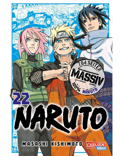 Carlsen NARUTO Massiv 22 (Deutsch, 2019, Masashi Kishimoto)
