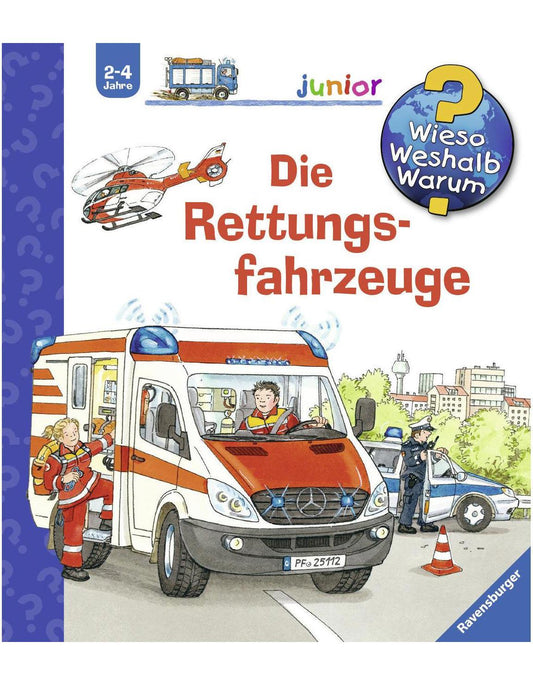 Ravensburger Die Rettungsfahrzeuge (Deutsch, 2014, Andrea Erne, Wolfgang Metzger)