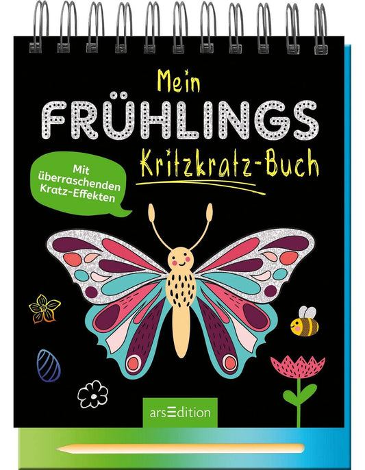 Ars Edition Mein Frühlings-Kritzkratz-Buch (Deutsch, 2024)