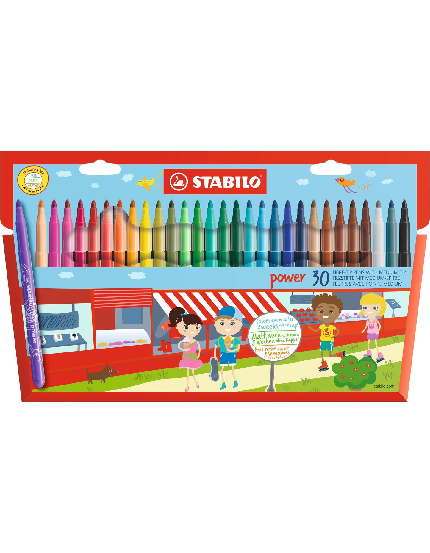 STABILO Power (Mehrfarbig, 30 x)