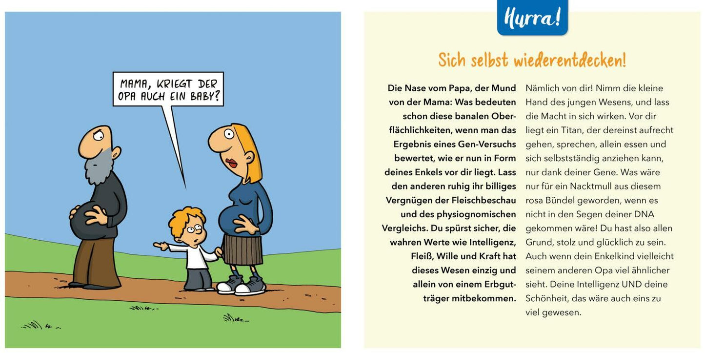 Carlsen Hurra! Du bist Opa - Das Geschenkbuch für den frischgebackenen Großvater (Deutsch, 2020, Michael Kernbach, Miguel Fernandez)