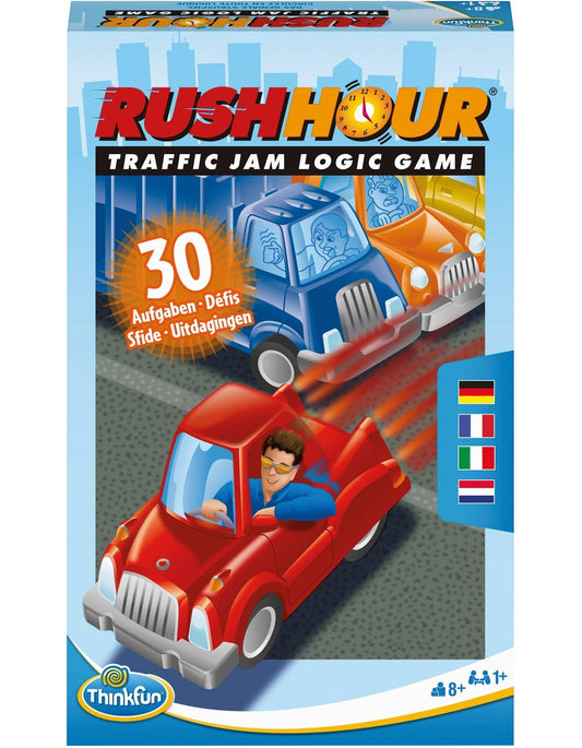 Thinkfun Rush Hour Pocket Game Denkspiel (Französisch, Deutsch, Italienisch)