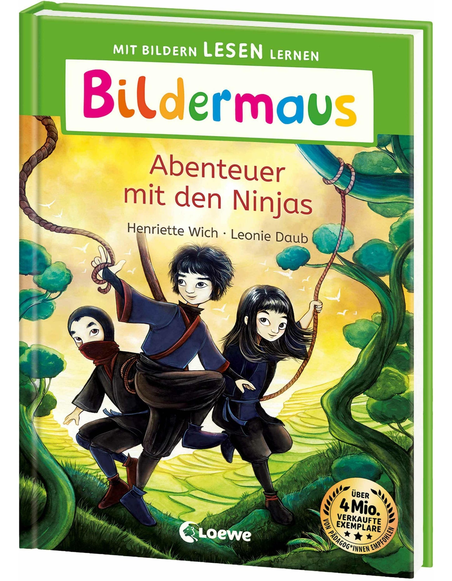 Loewe Bildermaus - Abenteuer mit den Ninjas (Deutsch, 2024, Henriette Wich, Loewe Erstlesebücher, Leonie Daub)