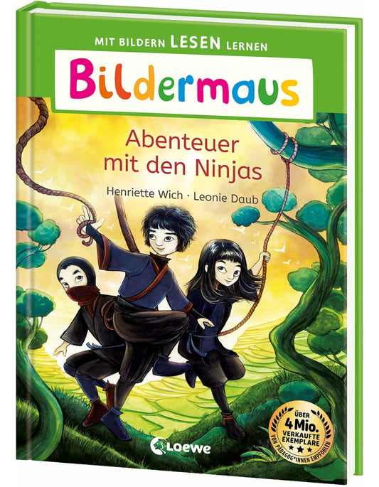 Loewe Bildermaus - Abenteuer mit den Ninjas (Deutsch, 2024, Henriette Wich, Loewe Erstlesebücher, Leonie Daub)
