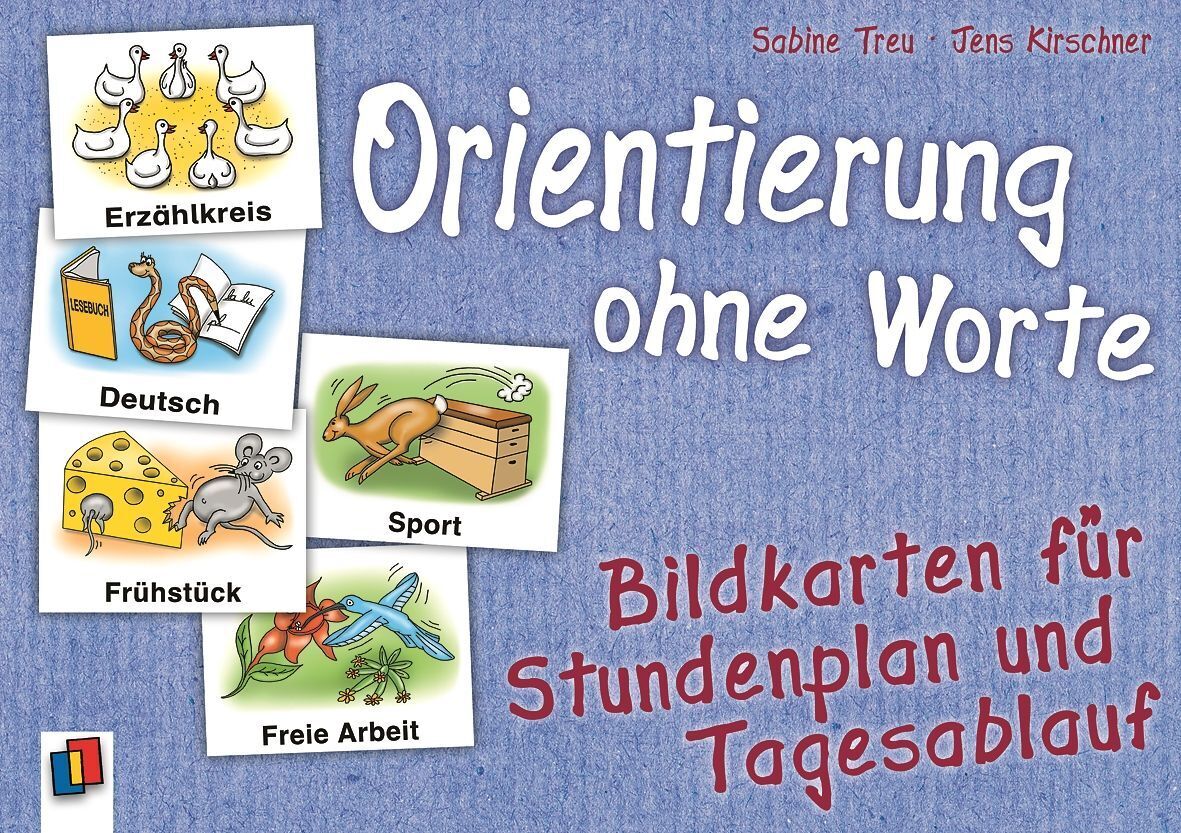 Bildkarten für Stundenplan und Tagesablauf (Sabine Treu)