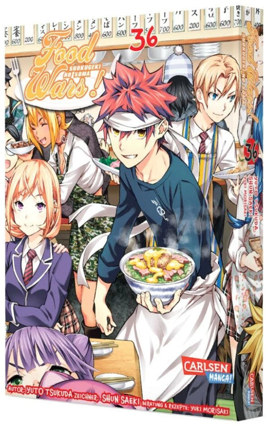 Carlsen Food Wars - Shokugeki No Soma 36 (Deutsch, 2022, Yuto Tsukuda, Shun Saeki, Yuki Morisaki)