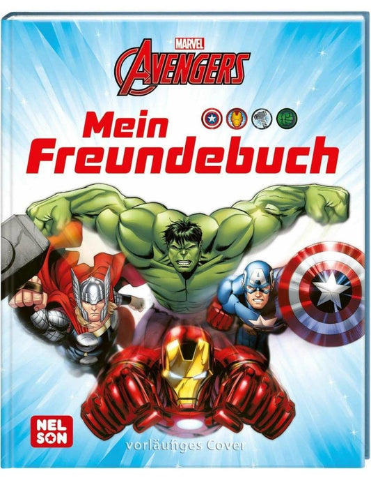 Nelson Marvel Avengers: Mein Freundebuch (Deutsch, 2023)
