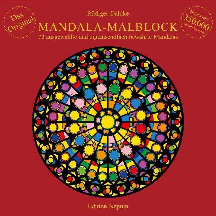 Neptun Mandala-Malblock. Das Original