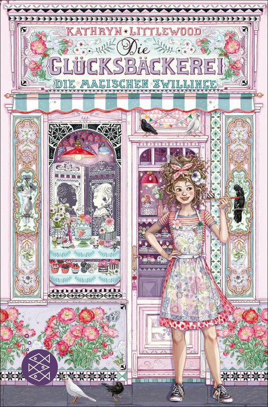 S. Fischer Publishing Die Glücksbäckerei - Die magischen Zwillinge (Deutsch, 2023, Eva Schöffmann-Davidov, Eva Riekert, Kathryn Littlewood)