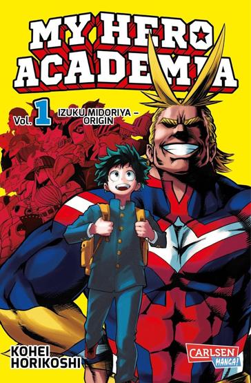 Carlsen My Hero Academia, Band 1 (Deutsch, 2016, Kohei Horikoshi)
