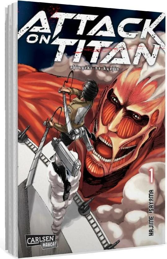 Carlsen Attack on Titan, Band 1 (Deutsch, 2014, Hajime Isayama)
