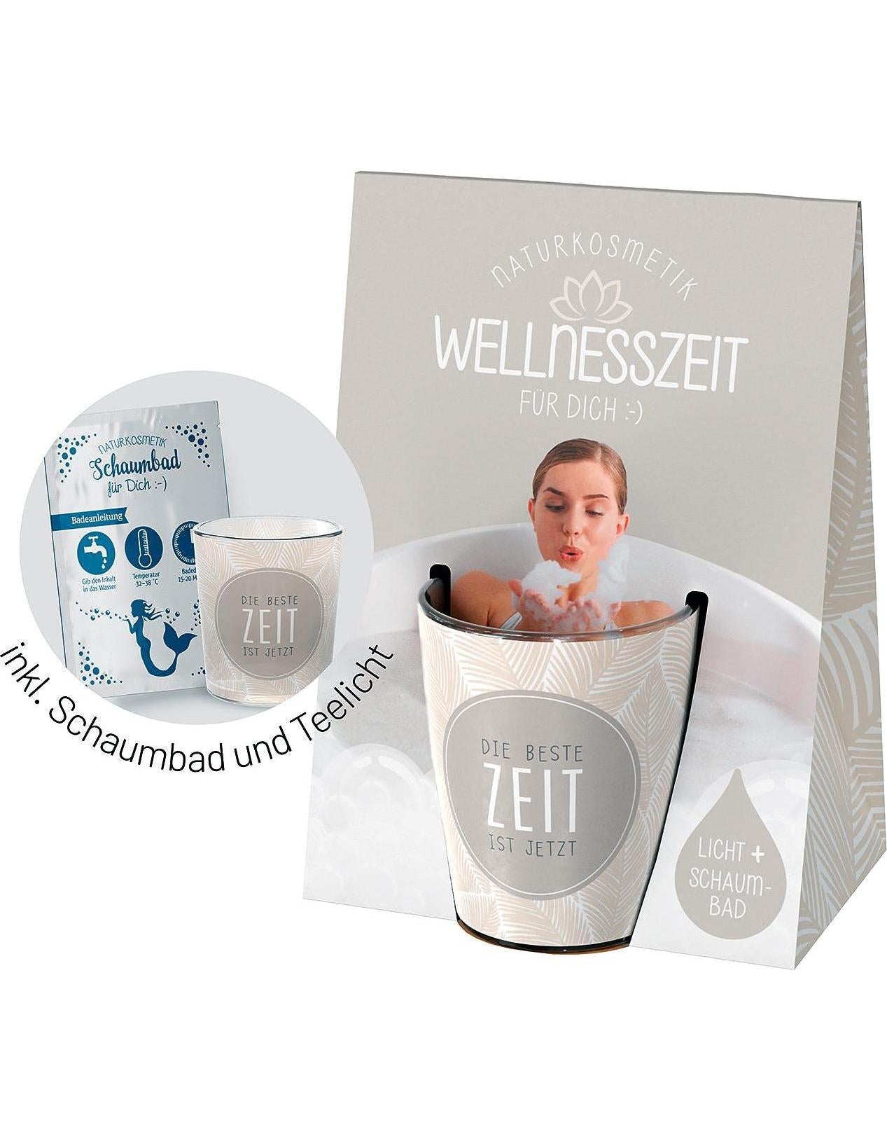 La Vida Windlicht Schaumbad Feder