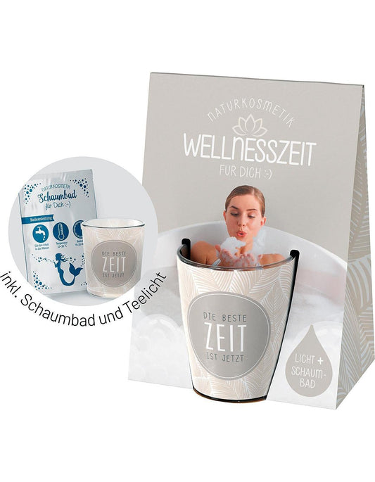 La Vida Windlicht Schaumbad Feder