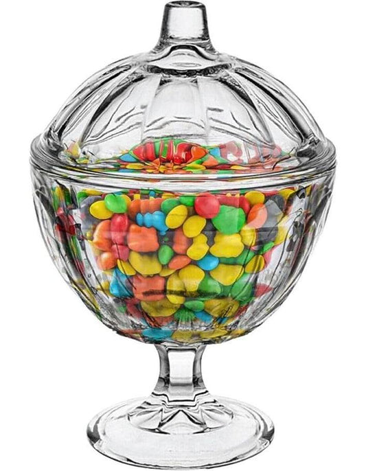 Vorratstopf auf Fuss mit Deckel