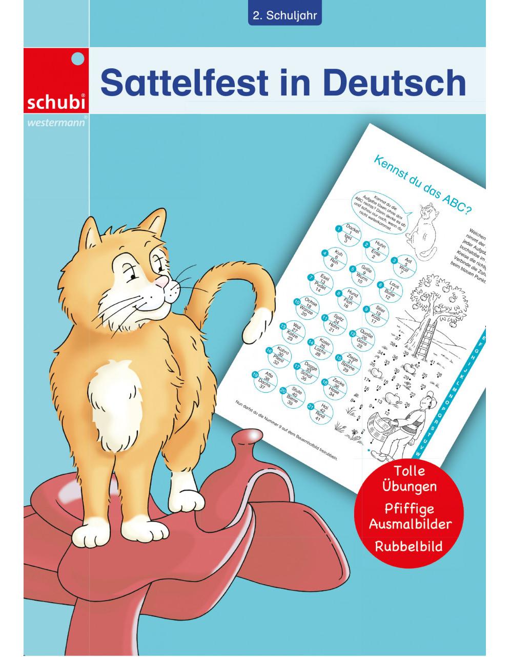 Schubi Lehrmittel Sattelfest in Deutsch 2. SJ. (Deutsch, 2018, Peter Goetsch)