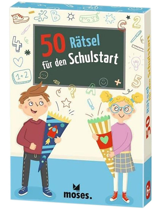 50 Rätsel für den Schulstart (Kinderspiel)