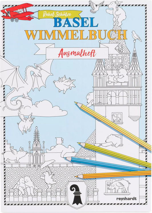 Reinhardt Friedrich Malen Basel Wimmelbuch Ausmalheft