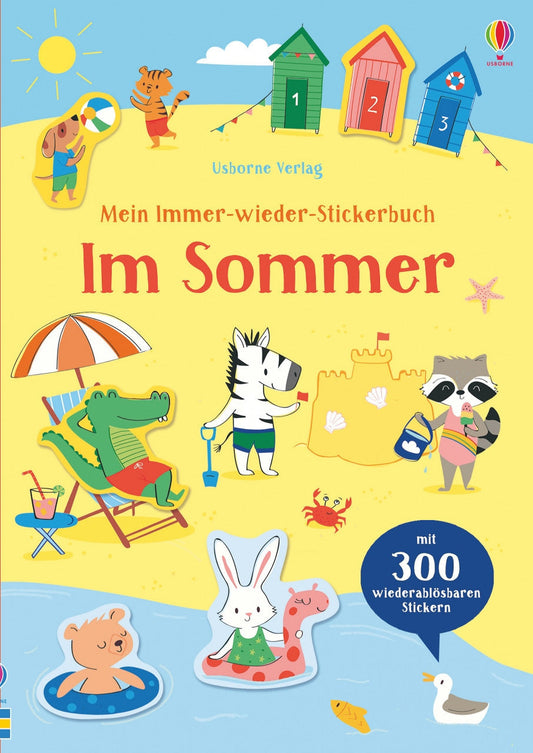 Usborne Publishing Mein Immer-wieder-Stickerbuch: Im Sommer