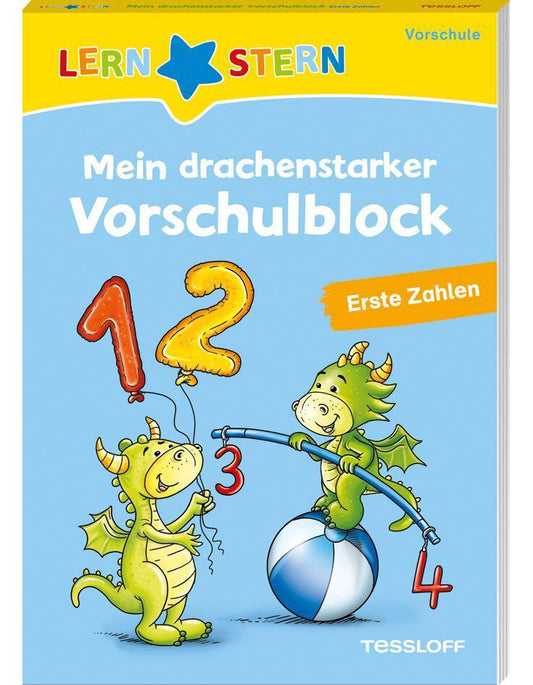 Tessloff LERNSTERN. Mein drachenstarker Vorschulblock. Erste Zahlen (Deutsch, 2021, Julia Meyer)