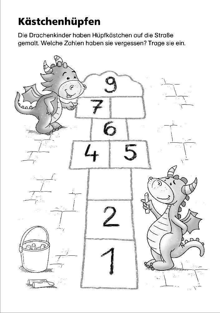 Tessloff LERNSTERN. Mein drachenstarker Vorschulblock. Erste Zahlen (Deutsch, 2021, Julia Meyer)