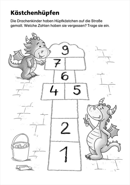 Tessloff LERNSTERN. Mein drachenstarker Vorschulblock. Erste Zahlen (Deutsch, 2021, Julia Meyer)