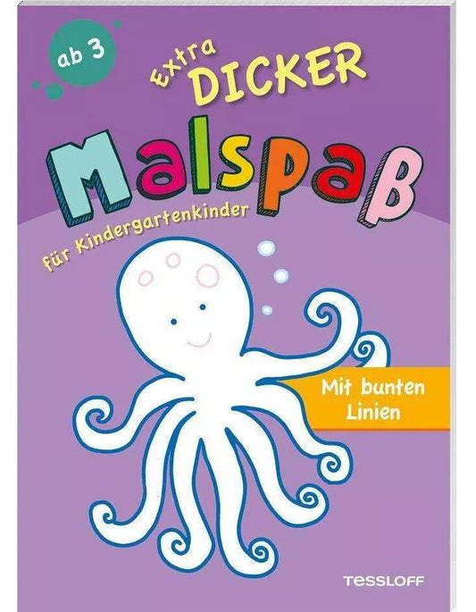 Tessloff Extradicker Malspaß für Kindergartenkinder. Mit bunten Linien
