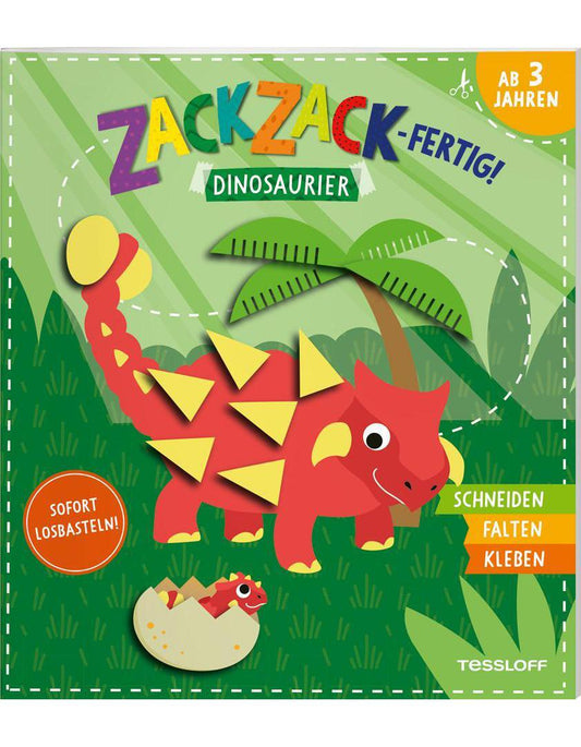 Tessloff Zack, zack - fertig! Dinosaurier (Deutsch, 2023, Carmen Eisendle)